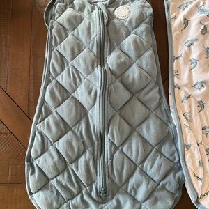 Dreamland Baby Swaddle Bamboo Sleep Sack and Weighted Sleep Sack